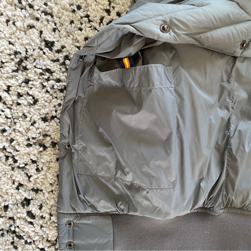 K-Way Gray Puffer Jacket - Picture 9 of 9